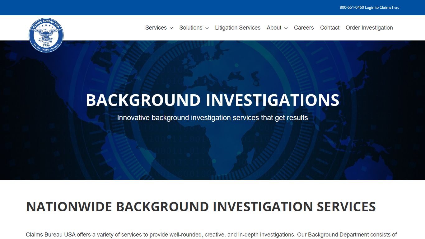 Background Investigations Services - Background Check Solutions
